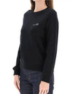 Item Logo Sweatshirt Black - A.P.C. - BALAAN 4