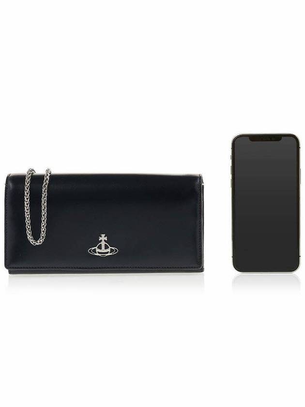 Jordan Chain Long Wallet Black - VIVIENNE WESTWOOD - BALAAN 7