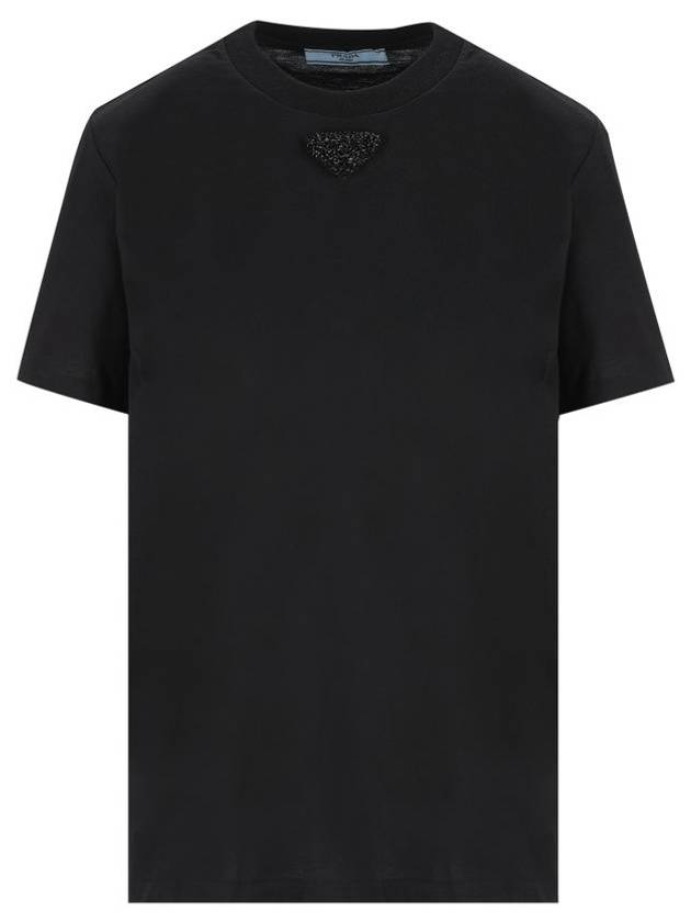 Prada T-shirts and Polos Black - PRADA - BALAAN 1