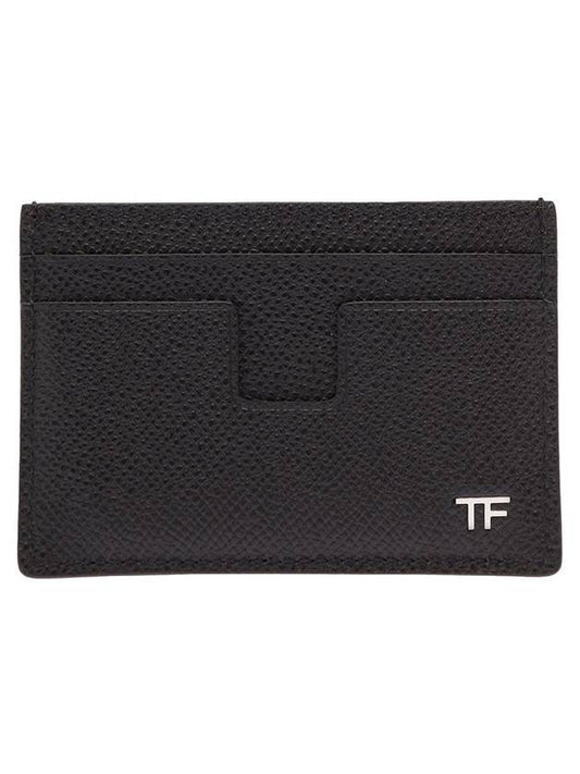 Logo Card Wallet Black - TOM FORD - BALAAN.