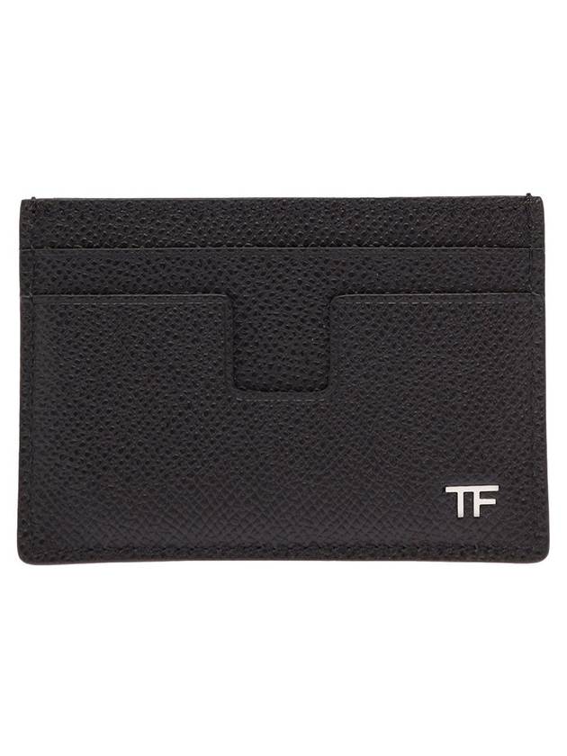 Logo Card Wallet Black - TOM FORD - BALAAN 1