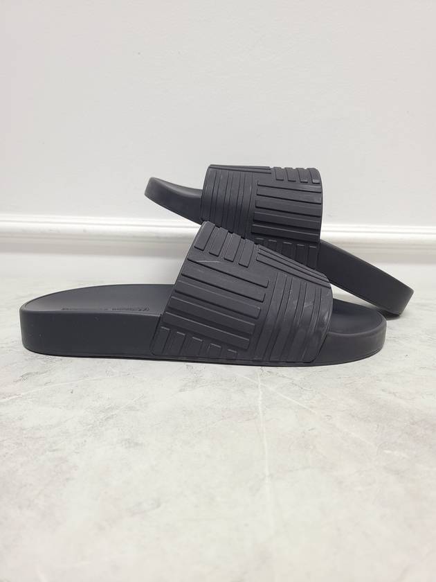 Black Carpet Rudder Slide Slippers 40 - BOTTEGA VENETA - BALAAN 4