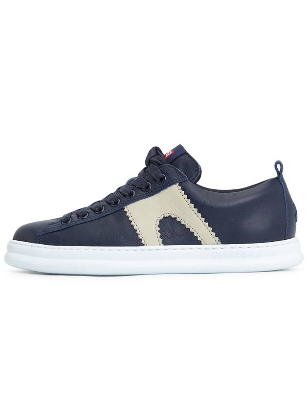 Runner Leather Low Top Sneakers Blue - CAMPER - BALAAN 4