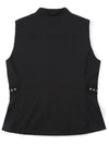 Light weight padded vest BLACK WOMAN - MALBON GOLF - BALAAN 2