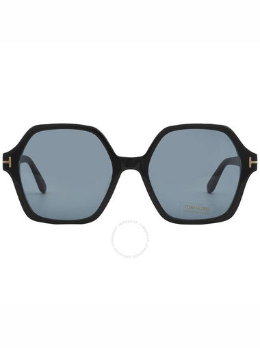 Tom Ford Romy Smoke Hexagonal Ladies Sunglasses FT1032-F 01A 56 - TOM FORD - BALAAN 1