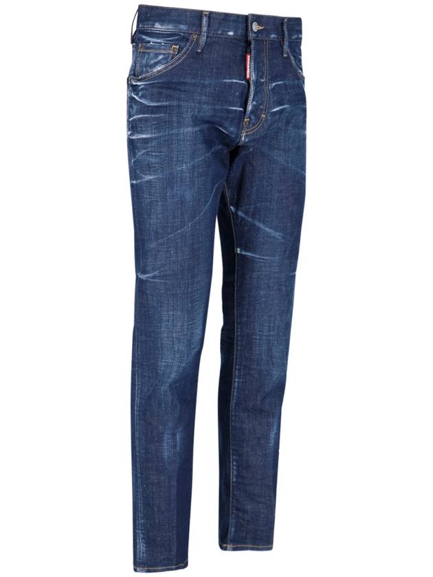 Men's Washed Maple Cool Guy Skinny Jeans Blue - DSQUARED2 - BALAAN 3