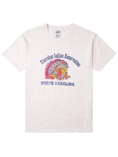 Cherokee Short Sleeve T-Shirt Ivory - WILD DONKEY - BALAAN 2