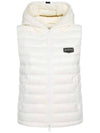 AGRI logo hooded padded vest VDDV90231K0001 WHS - DUVETICA - BALAAN 2