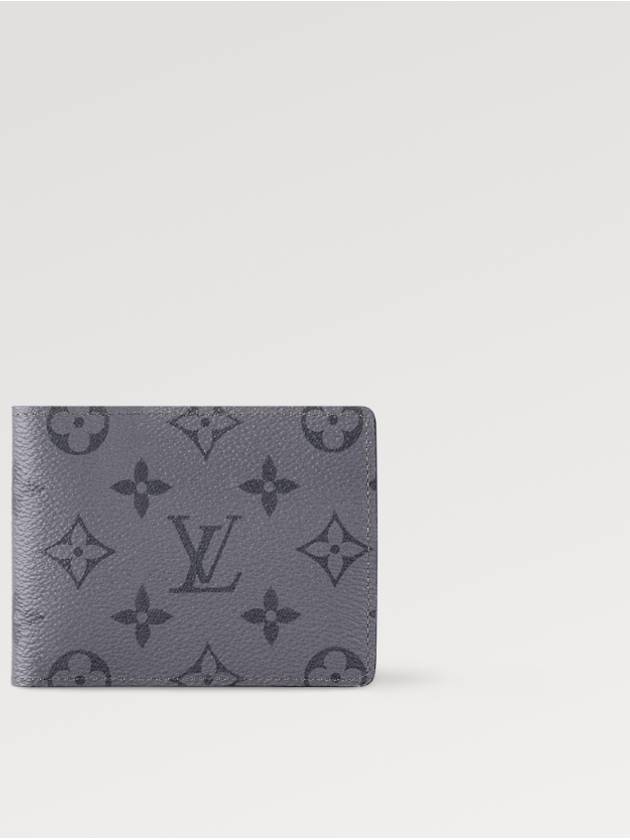 Monogram Eclipse Reverse Slender Half Wallet Grey - LOUIS VUITTON - BALAAN 2