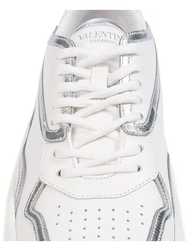 Gumboy Low-Top Sneakers Silver White - VALENTINO - BALAAN 7