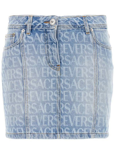 Denim Skirt 1011517 1A062371D190 - VERSACE - BALAAN 2