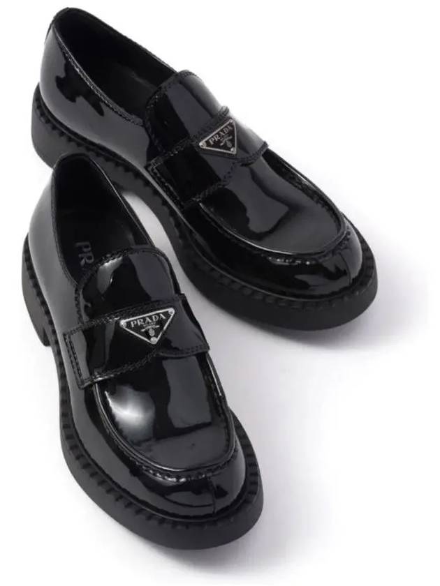 Patent Leather Loafers Black - PRADA - BALAAN 4