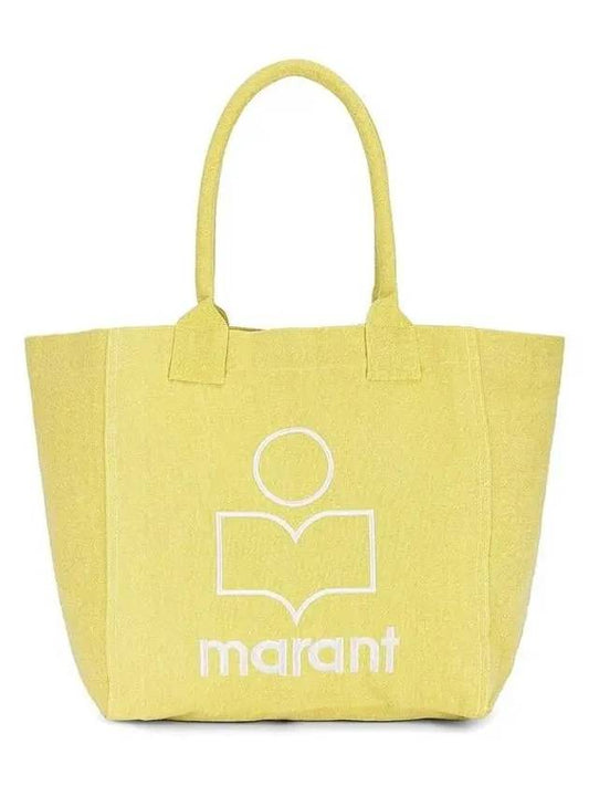 Yenky Embroidered Logo Shopper Tote Bag Yellow - ISABEL MARANT - BALAAN 2