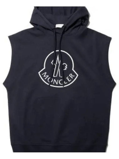 8G00027 899ZT 76H Logo Sleeveless Hoodie 660172 - MONCLER - BALAAN 1