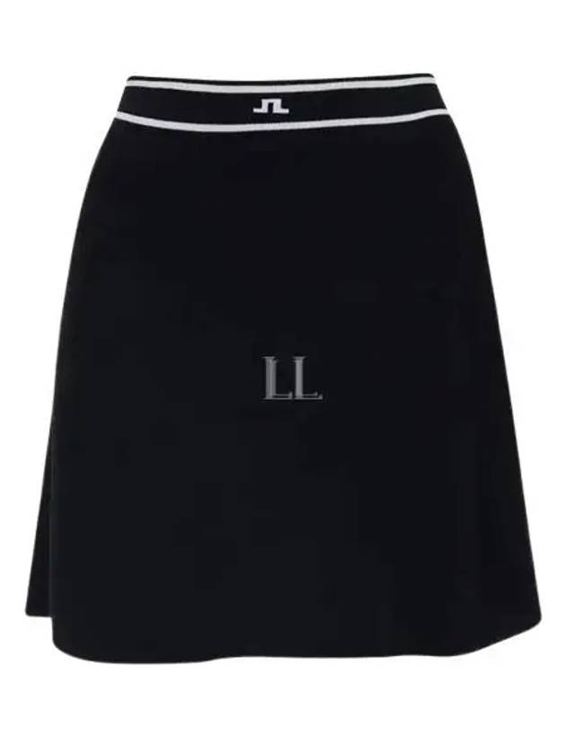 Emma Knit Skirt Black - J.LINDEBERG - BALAAN 2