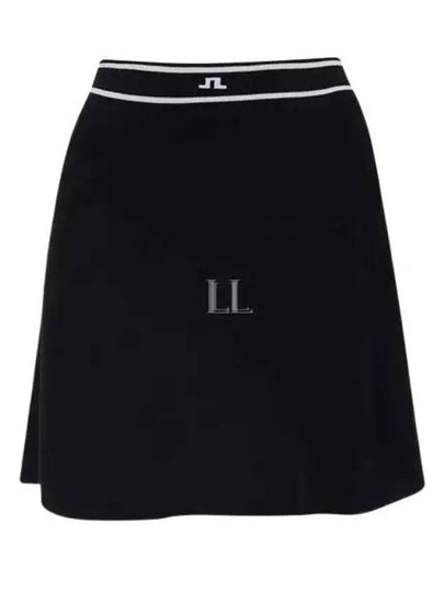 Emma Knit Skirt Black - J.LINDEBERG - BALAAN 2