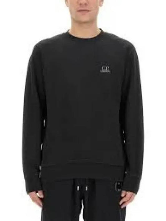 Small Logo Sweatshirt Sweatshirt Black - CP COMPANY - BALAAN 2