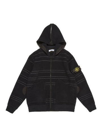 Men's Wappen Patch Zip-up Jacket Navy - STONE ISLAND - BALAAN 1