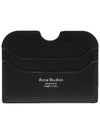 Silver Logo Card Wallet Black - ACNE STUDIOS - BALAAN 2