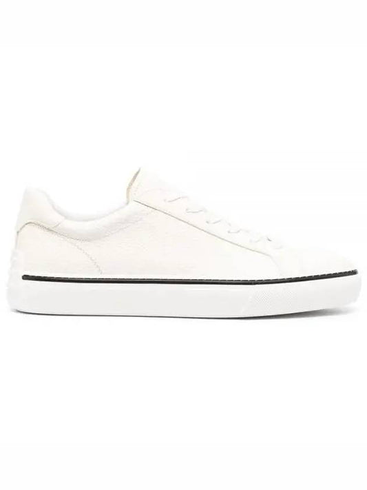 Grained Leather Low-Top Sneakers White - TOD'S - BALAAN 2