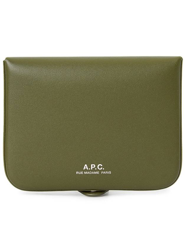 PXAWV H63176 KAP VERT PIN Women s Card Wallet - A.P.C. - BALAAN 1