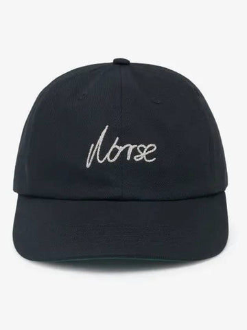 Chain Stitch Logo Twill Ball Cap Black N8001239999 - NORSE PROJECTS - BALAAN 1