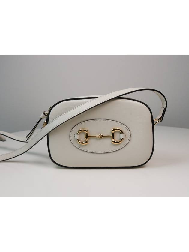 Horsebit 1955 Small Shoulder Bag White - GUCCI - BALAAN 4