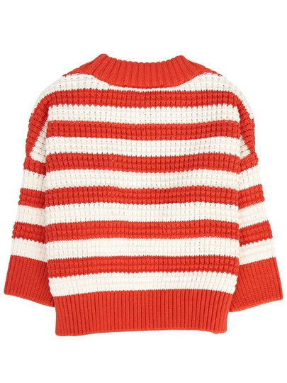 Panda 2312010342 RED Kids Knit Sweater Relaxed Fit - MINI RODINI - BALAAN 2