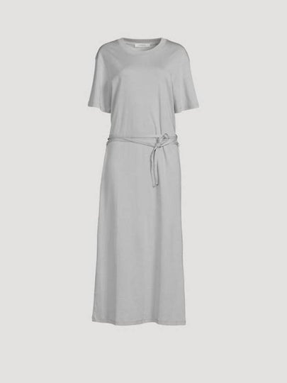 Belted Rib T-shirt Long Dress Grey - LEMAIRE - BALAAN 2