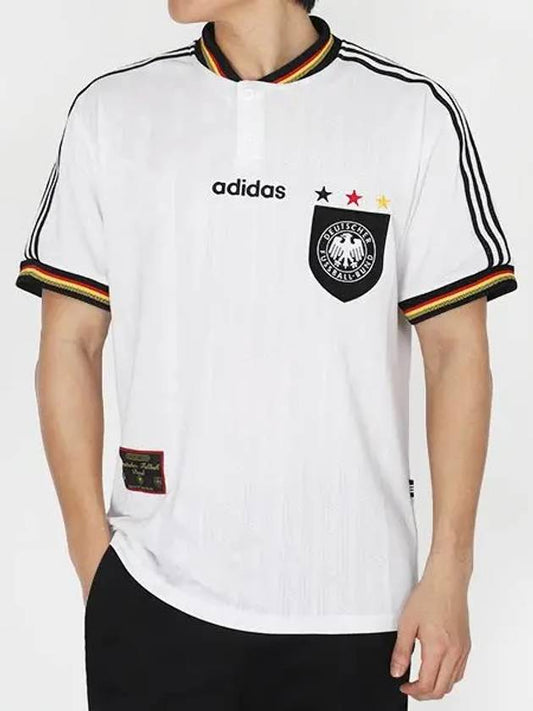 Germany 1996 Home Jersey Short Sleeve T-Shirt White - ADIDAS - BALAAN 2