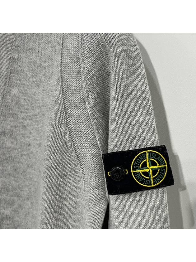 Adult Women s Waffen Cardigan Gray - STONE ISLAND - BALAAN 6