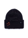 BBD Ripped Custom Long Beanie Black - BLACKBLOND - BALAAN 2