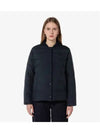 Women's Stadium Neck Lightweight Down Padding Dark Navy - LACOSTE - BALAAN 2