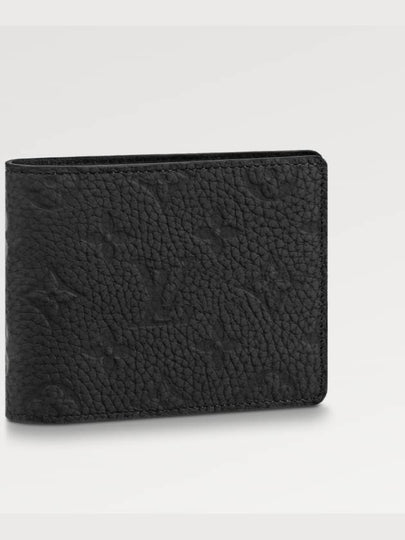 Men's Multiple Taurillon Monogram Half Wallet Black - LOUIS VUITTON - BALAAN 2