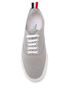 Women's Heritage Cotton Canvas Low Top Sneakers Grey - THOM BROWNE - BALAAN 6