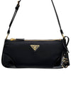 Re-Edition 2002 Re-Nylon Brushed Leather Shoulder Bag Black - PRADA - BALAAN 5