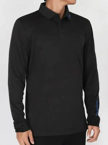 Golf Men s Wear Clothing Long Sleeve Polo Shirt T Tour Functional Tech Black Melange GMJ091659992 Domestic Product GQN124061199174 - J.LINDEBERG - BALAAN 1