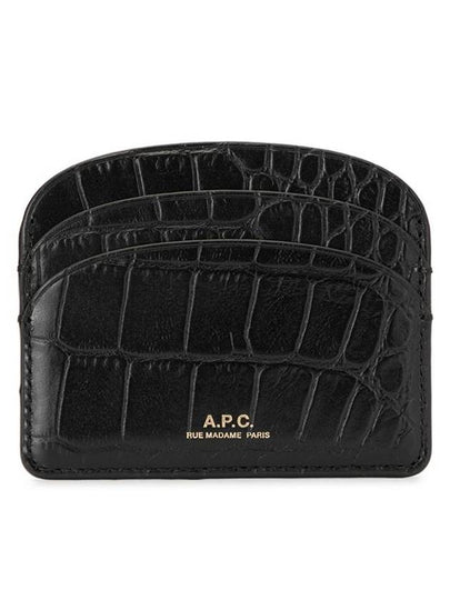 Demi Lune Card Wallet Black - A.P.C. - BALAAN 2