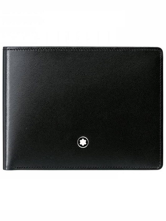 Meisterstuck 6CC Money Clip Half Wallet Black - MONTBLANC - BALAAN 2