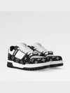 LV Trainer Maxi Low Top Sneakers Black White - LOUIS VUITTON - BALAAN 2