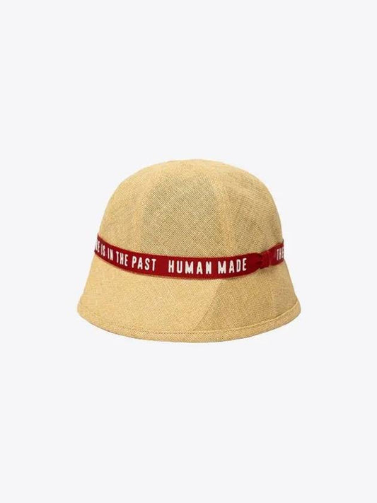 Paper Bucket Hat Beige HM27GD154 - HUMAN MADE - BALAAN 1