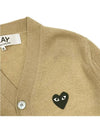 Black Heart Waffen Patch Cardigan AX N024 051 3 - COMME DES GARCONS - BALAAN 4