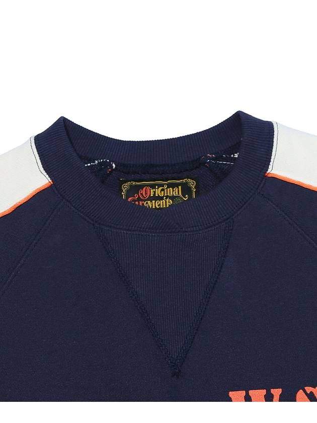 Piping Block Sweatshirts Navy - OGARP - BALAAN 4