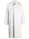 Men's Fluid Trench Coat White - MAISON MARGIELA - BALAAN 1