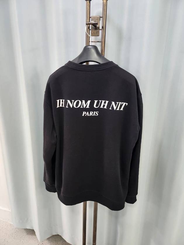 Used luxury goods DHLUX Statue printing black sweatshirt XXL 110 - IH NOM UH NIT - BALAAN 5