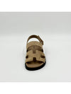 Genius Sandals Beige Sable - HERMES - BALAAN 3