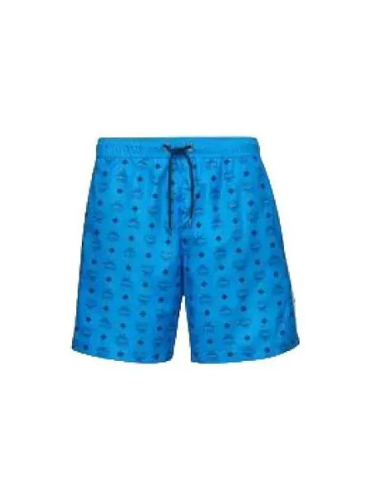 monogram print swim trunks - MCM - BALAAN 1