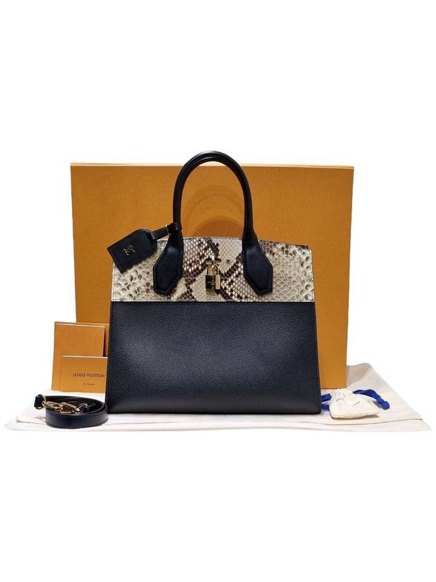 Women s N96235 Python City Steamer MM Tote Bag Strap - LOUIS VUITTON - BALAAN 9