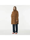 Wool Cape Coat Camel - VOYONN - BALAAN 4