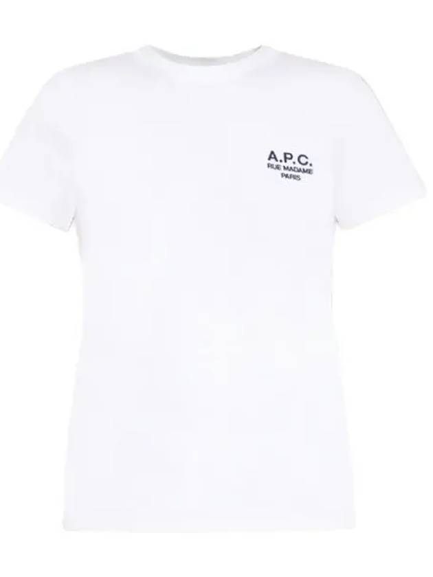 Denise Embroidered Short Sleeve T-shirt White - A.P.C. - BALAAN 2